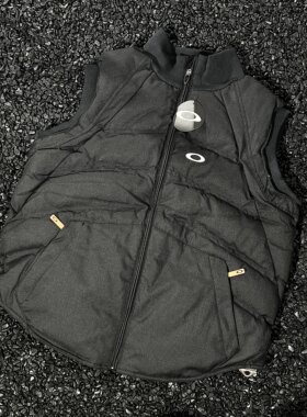 正品Fppev癞蛤蟆锯齿o字母羽绒马甲天花板机能耐磨保暖防泼水坎肩