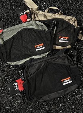 日单Nanga X Tempra Aurora 联名户外机能防水单肩斜挎包男女胸包