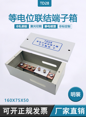 TD28明装等电位盒LEB局部等电位箱等电位联结端子箱等电位铜排