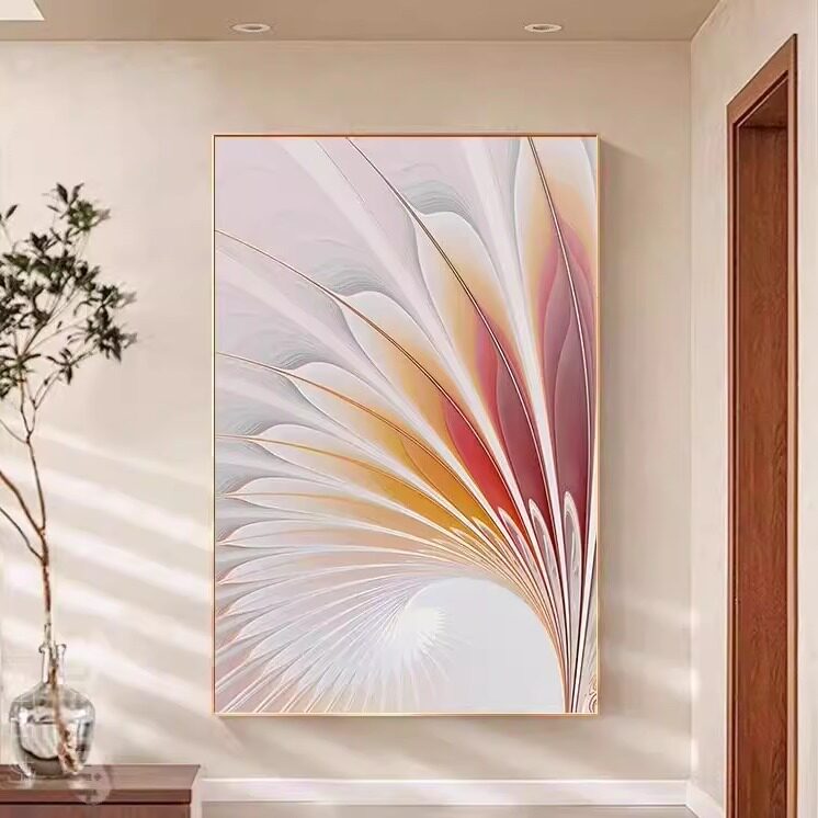 北欧轻奢客厅简约装饰画现代抽象餐厅玄关挂画沙发背景墙卧室壁画