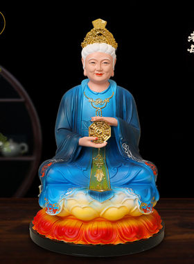 骊山老母佛像真身黎山圣母神像梨山奶奶无极老母家用供奉工艺摆件