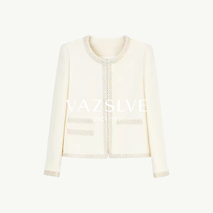 名媛贵妇 捡漏粉慕奢尔 全新奢品 绵羊毛外套C1798 VAZSLVE