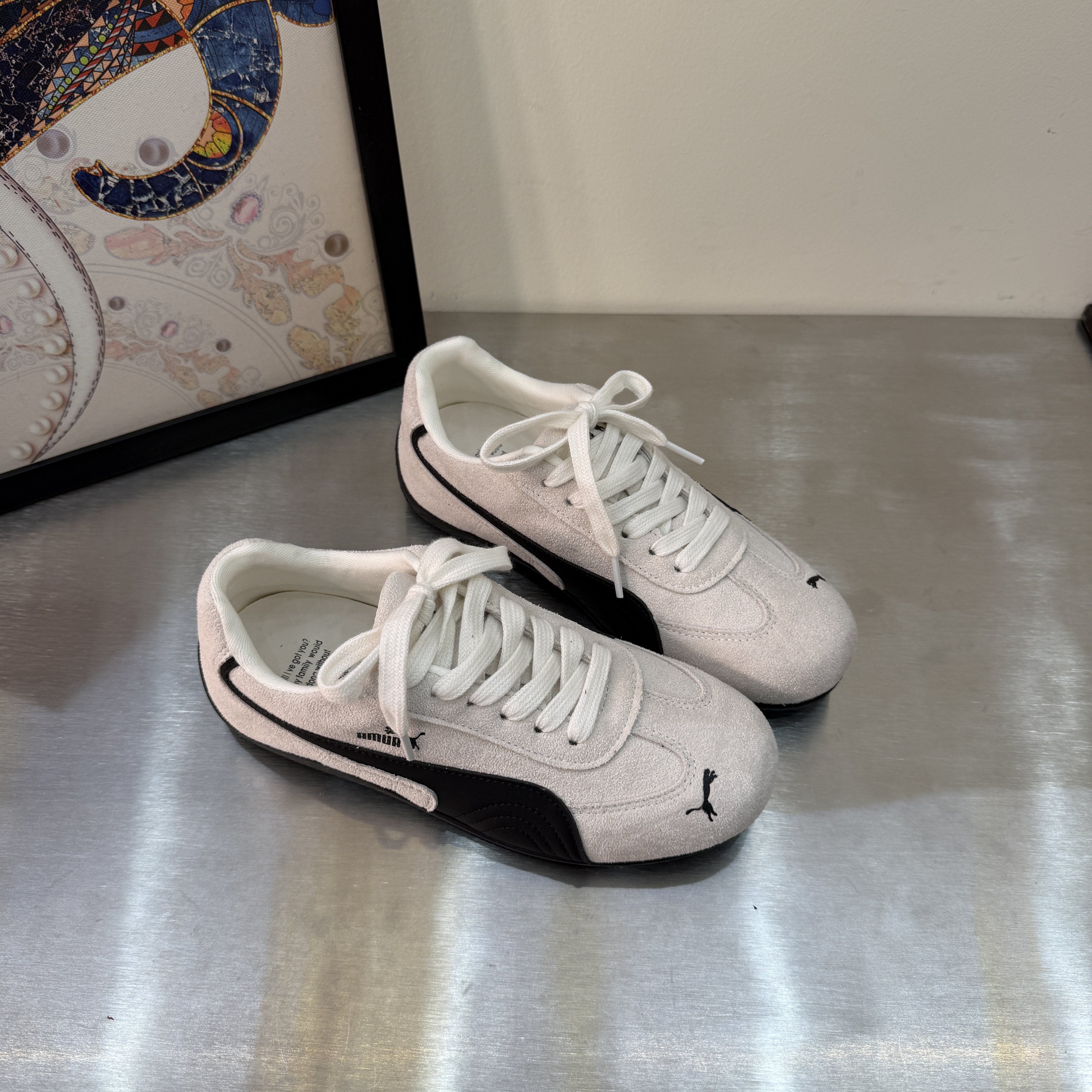 外贸出口原单 2025新款女鞋复古德训鞋休闲运动跑步鞋轻便脚感好,女鞋,德训鞋,淘宝优惠券,粉丝福利购,淘宝优惠卷