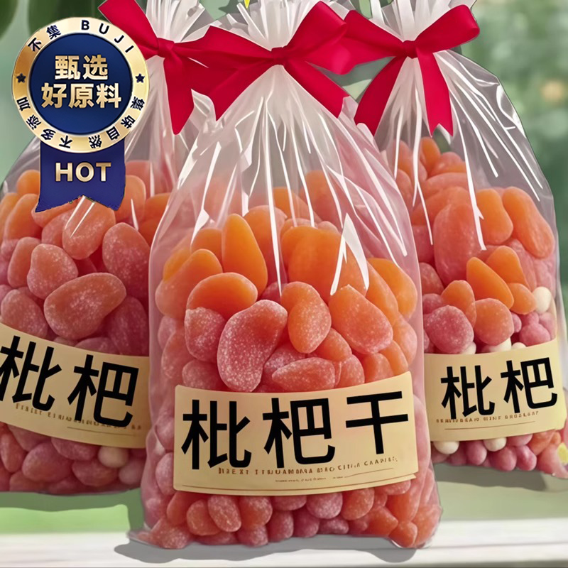 央妈推荐正宗竹盐甘草枇杷干官方旗舰店正品原味无添加2025新货