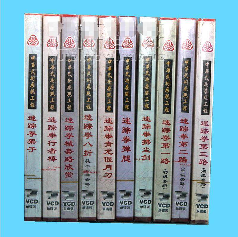俏佳人武术教学 中华武术展现工程 迷踪拳系列 11VCD演示 李玉川