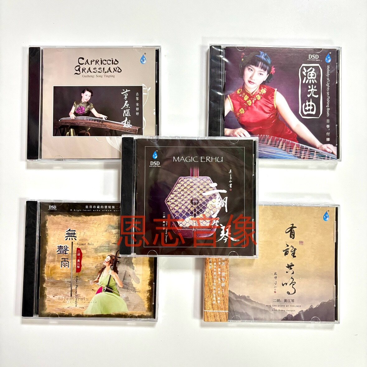 正版雨林唱片发烧CD碟片宋婷婷 古筝 黄江琴二胡蔡琴 渔光曲等5CD