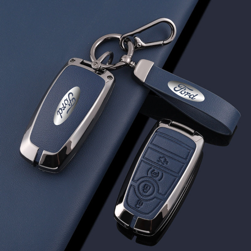 适用于福特福克斯钥匙套蒙迪欧锐界福睿斯锐际探险者嘉年华车套包