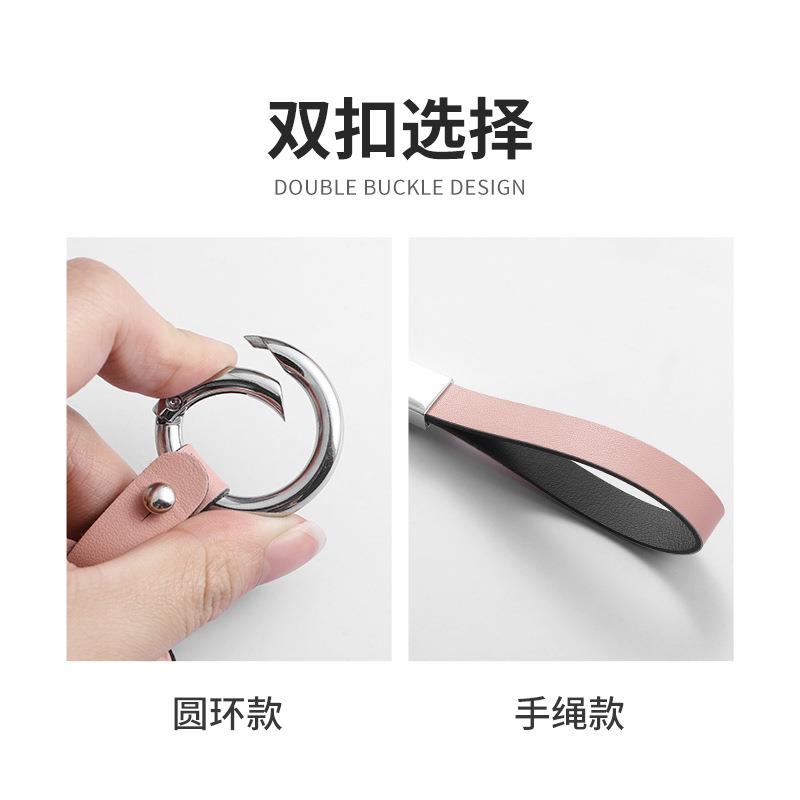 适用奥迪A4L钥匙套Q5L车A5扣A6L A3 Q3 Q2L Q7 A8 A7L绿q4etron女