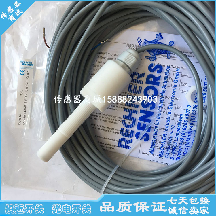 全新瑞奇能接近开关KAS-40-26-N-K-G1/2″-PEEK-StEx, ATEX传感器