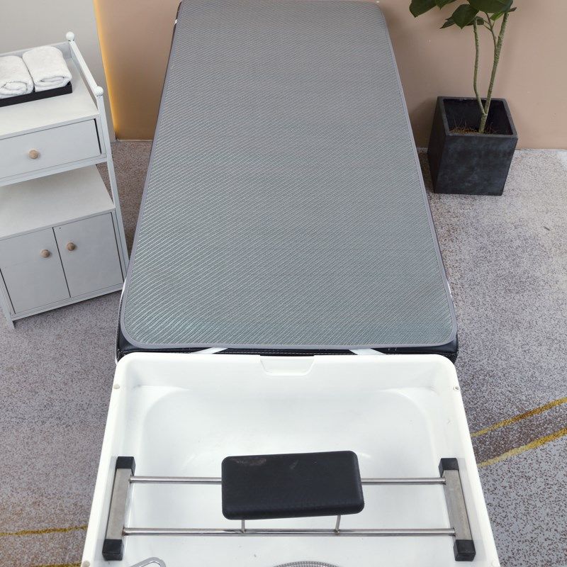 洗头床凉席美容院按摩q推拿床夏季加厚冰丝藤席发廊头疗理发店凉