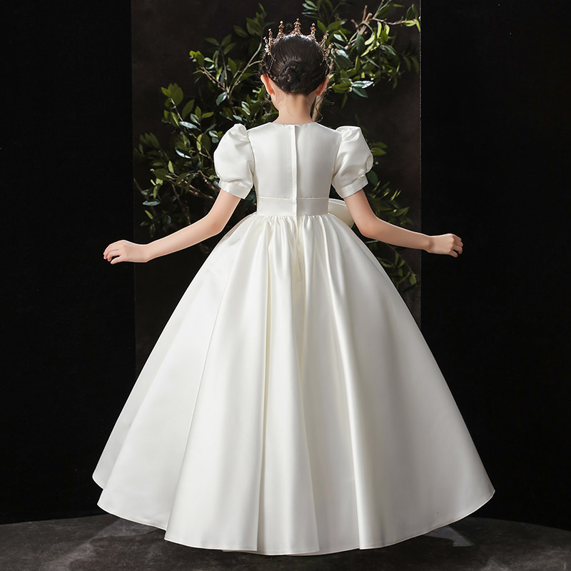 儿童小女孩生日宴会伴娘婚纱公主裙女童锻面钢琴主持人Z演出晚礼,童装/婴儿装/亲子装,儿童礼服,淘宝优惠券,粉丝福利购,淘宝优惠卷