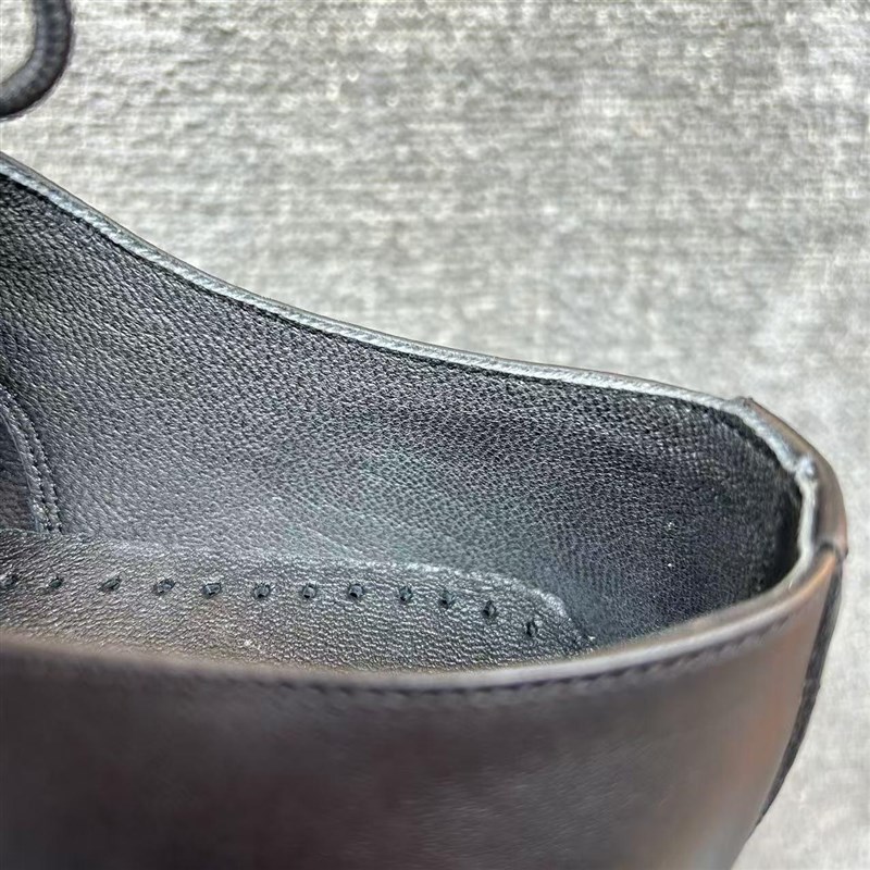 头层牛皮三接头正装男士皮鞋羊皮内里真皮商务结婚职业工作黑皮鞋