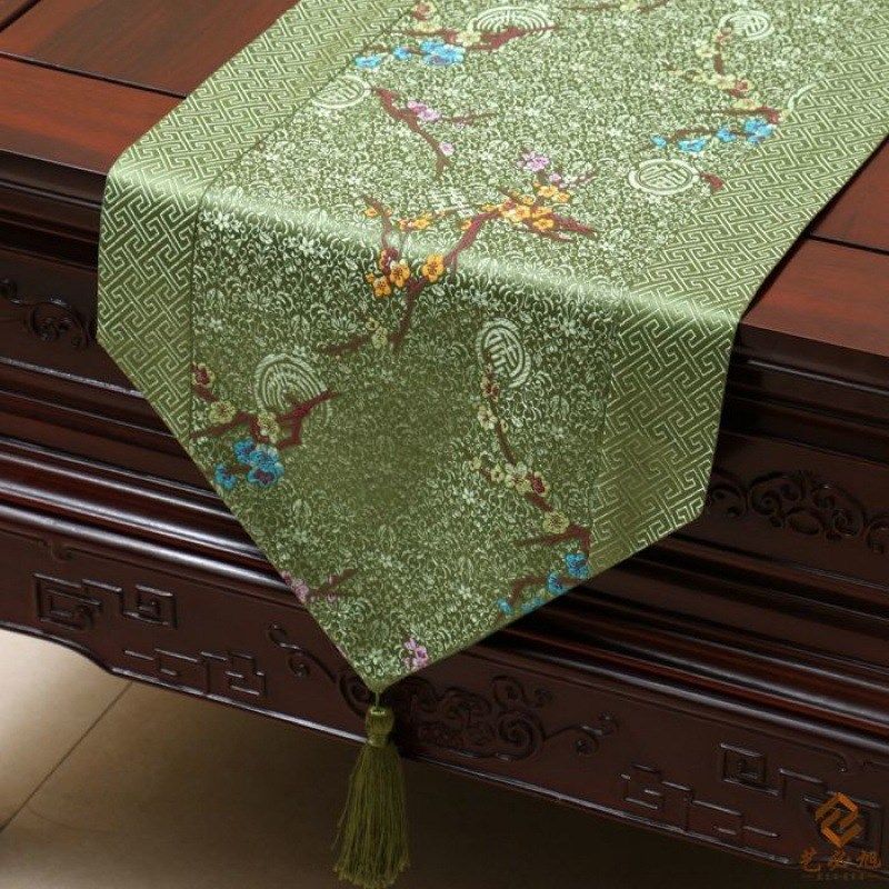 中式桌旗茶几布简约餐桌布禅意古典风客厅茶几玄关U电视柜盖布代,居家布艺,桌旗,淘宝优惠券,粉丝福利购,淘宝优惠卷