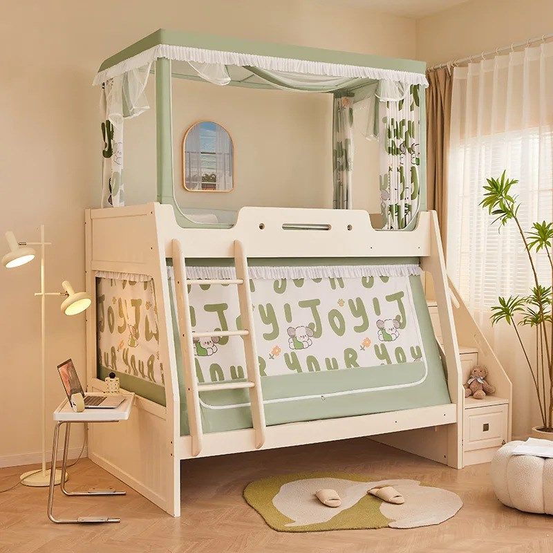 A类印花遮光床帘子母床r蚊帐家用儿童宝宝防摔防蚊 学生宿舍上下,床上用品,蚊帐,淘宝优惠券,粉丝福利购,淘宝优惠卷