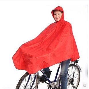自行车单人雨披 经济款 加肥加厚牛津布料 男女通用雨衣均码