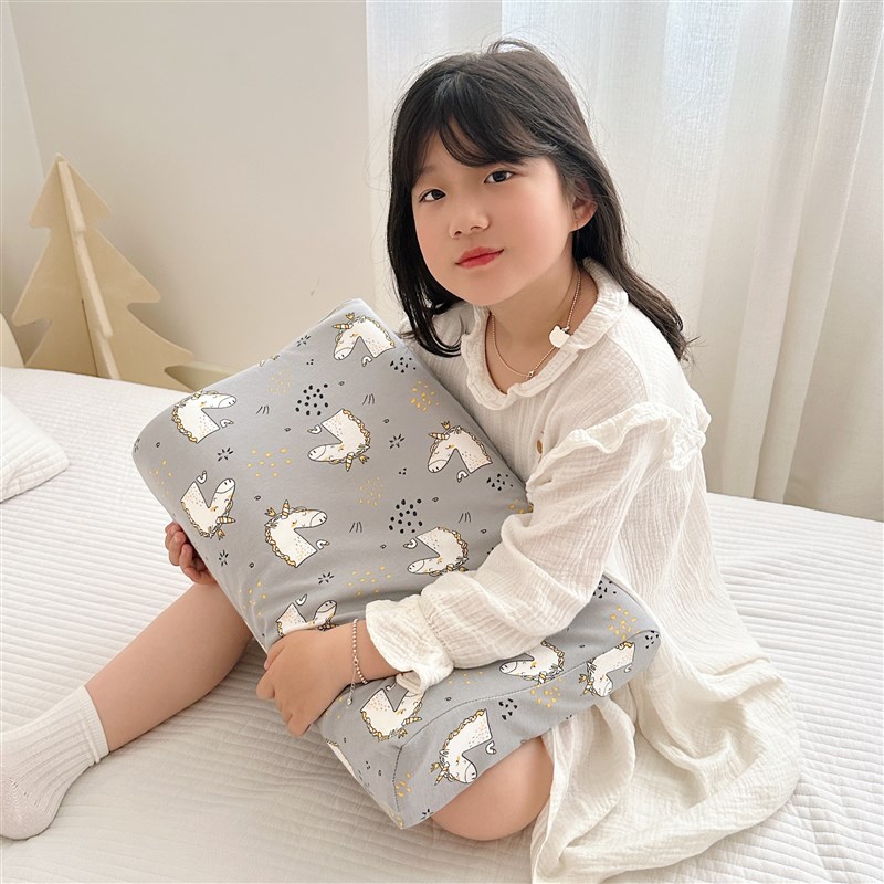 儿童枕头乳胶h枕纯棉枕芯宝宝枕套幼儿园全棉小宝宝学生记忆枕