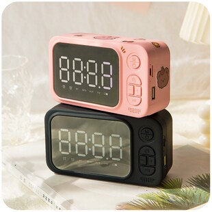 AI闹钟2024新款 智能语音学生专用宿舍科技感起床神器会说话充电款