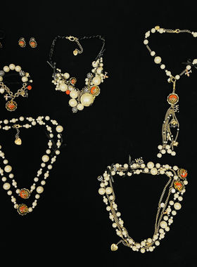 BJ项链个性收藏中古饰品清仓复古