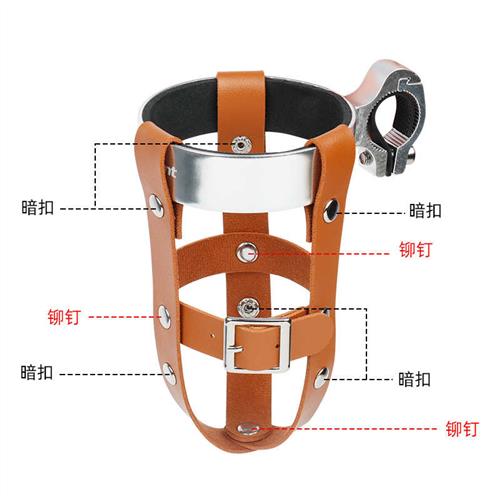 可调节奶茶杯架自行车水杯架电动车咖啡杯托架适用小布折叠车