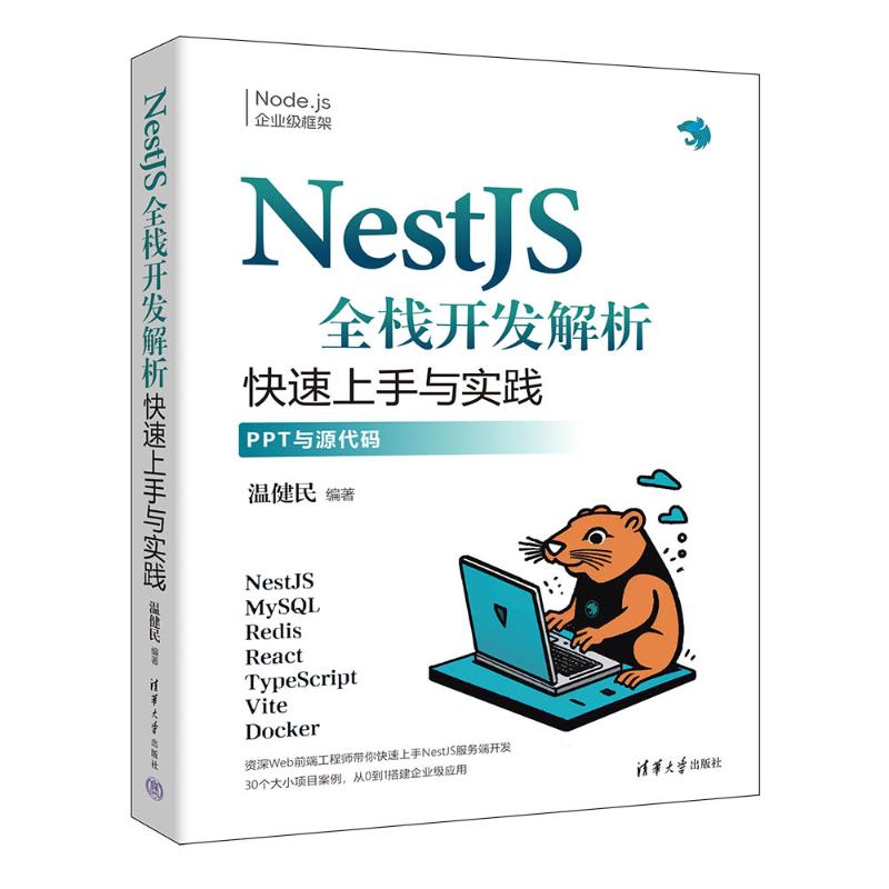 NestJS全栈开发解析 速上与实践温健民 编清华大学出版社9787302671008