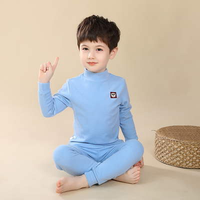 德绒儿童内衣套装A类加绒加厚