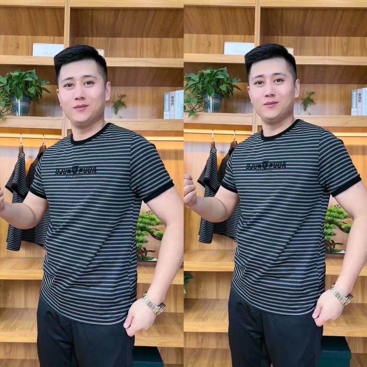 夏季新款时尚百搭圆领t恤