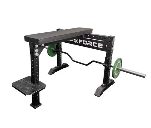 REPFORCE商用健身房海豹划船可调节硬拉背高拉杠铃俯身拉背训练