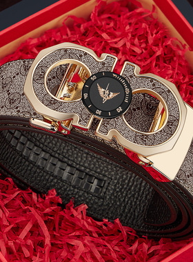 保罗男士皮带真皮高档牛皮腰带2025新款年轻人百搭商务潮流裤带