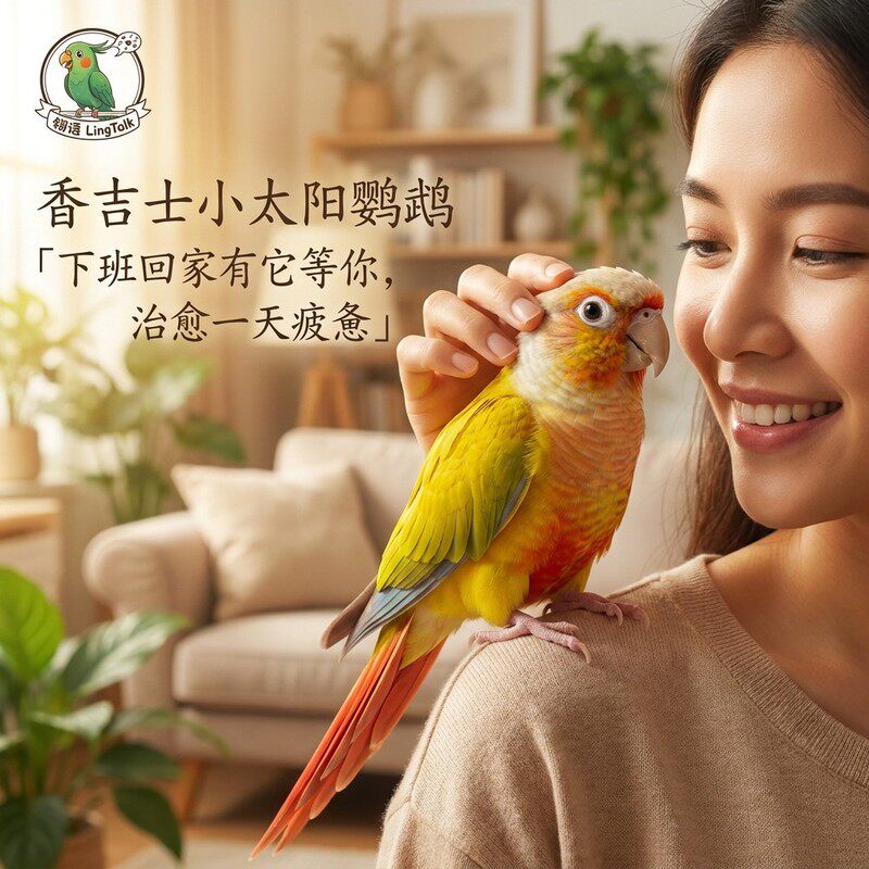 小太阳鹦鹉活鸟香吉士活物家养宠物小鸟中小型会说话手养鹦鹉包活