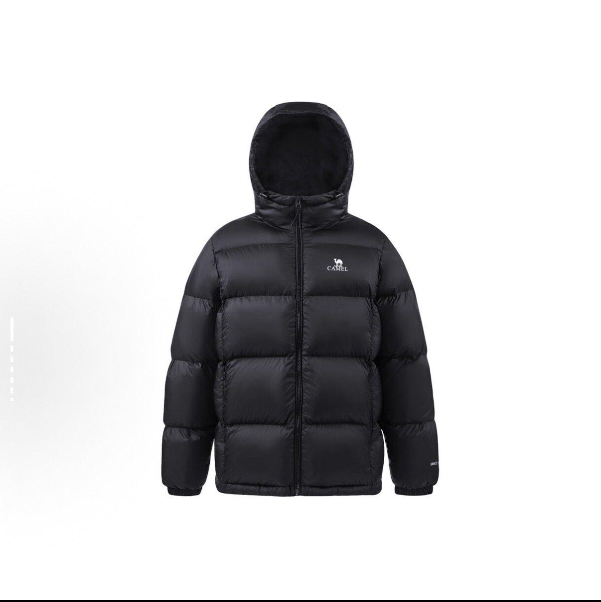 Camel/骆驼 黑钻系列拒水三防轻户外羽绒服 M34CR07674 上海仓-孔