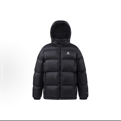 Camel/骆驼 黑钻系列拒水三防轻户外羽绒服 M34CR07674 上海仓-孔