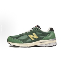 New Balance  990V3绿色复古轻便防滑减震休闲跑步鞋M990GG3txt仓