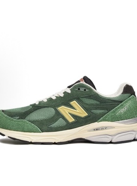 New Balance  990V3绿色复古轻便防滑减震休闲跑步鞋M990GG3txt仓