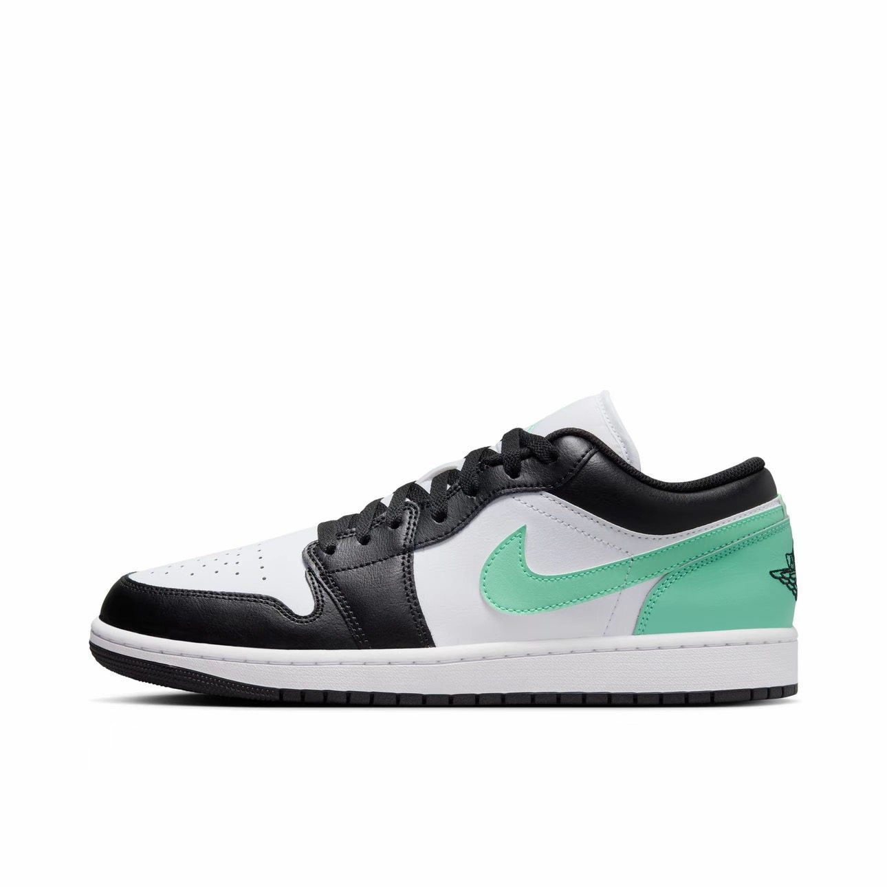 耐克Air Jordan 1 Low AJ1黑白绿运动复古篮球鞋553558-131YD仓,运动鞋new,板鞋,淘宝优惠券,粉丝福利购,淘宝优惠卷
