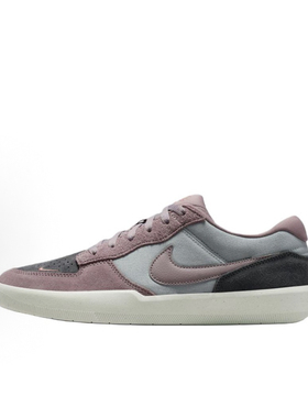 Nike SB Force 58低帮板鞋男女同款灰紫 DV5477-010乔治