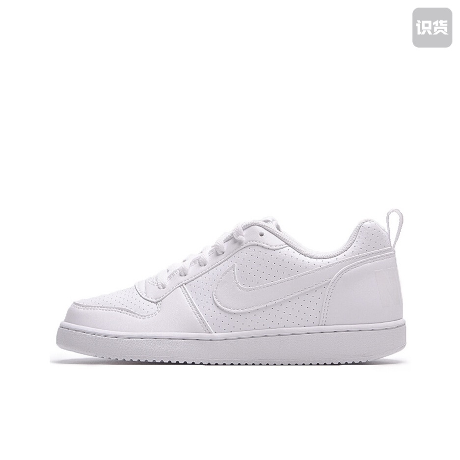 Nike Court Borough 复板鞋 运动休闲鞋 纯白 AV3171-100湖北48仓