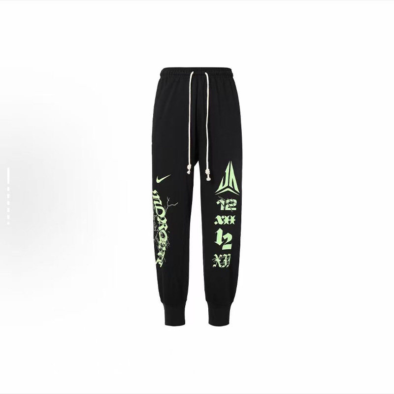 Nike Dri-Fit Ja 字母数字图案印花束脚针织运动裤 男款BCL仓