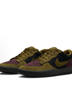 Nike SB Force 58低帮板鞋男女同款黑军绿DV5477-008乔治