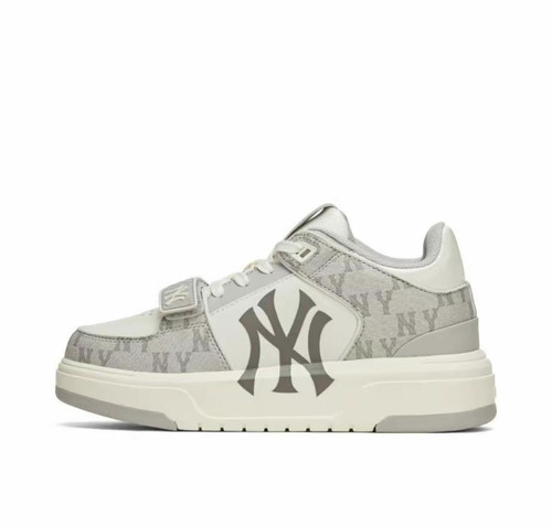 MLB男女低帮轻便休闲鞋复古老花时尚板鞋3ASXCDN3N-50GRS陈小金