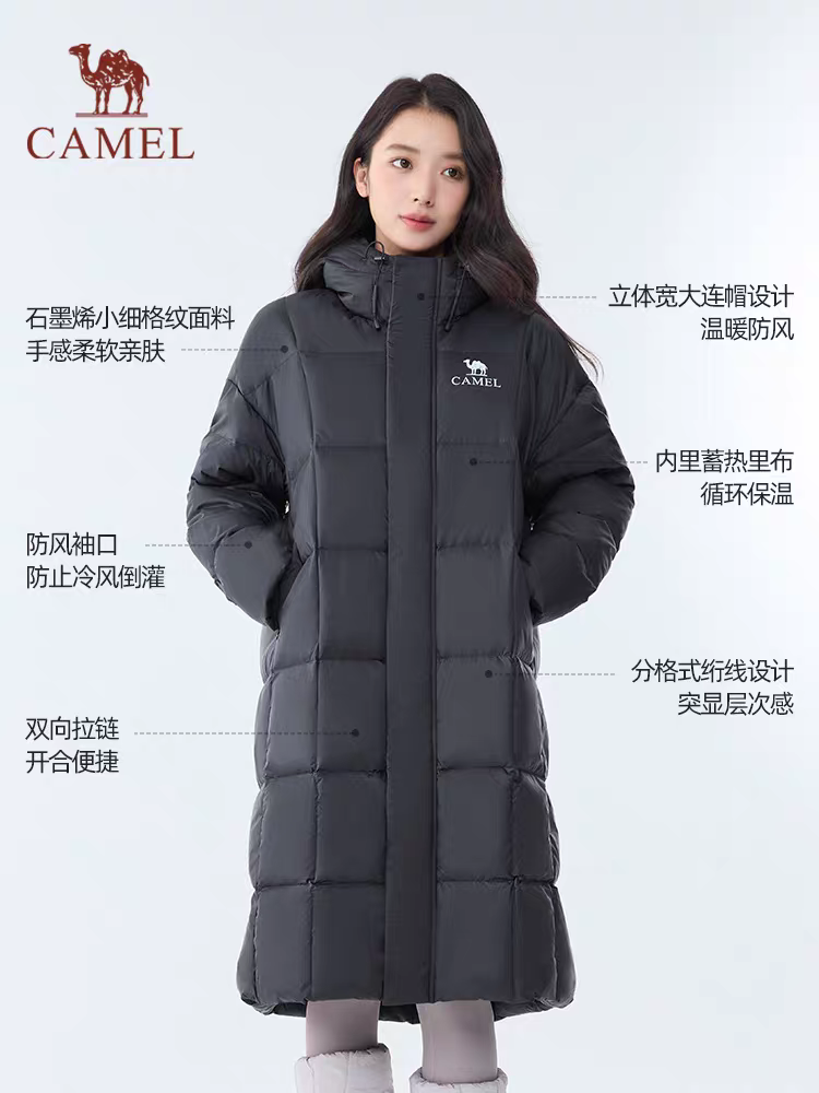 王俊凯同款长款羽绒服男女冬季情侣加厚保暖极寒W34CR07614 qs仓