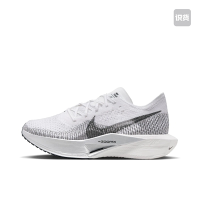 Nike ZoomX VaporFly Next%3男鞋女鞋白灰跑步鞋DV4130-100，AA仓