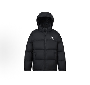 骆驼火山2.0防风防水连帽王俊凯同款羽绒服m13cr07066-k。拾壹