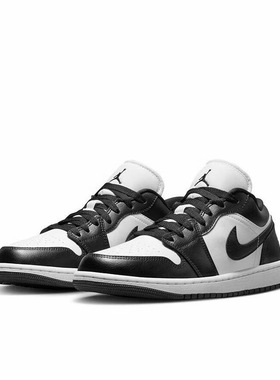 耐克Air Jordan 1 Low AJ1黑白熊猫男女防滑耐磨DC0774-101YD仓