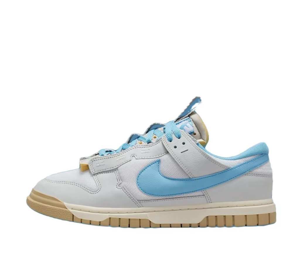 Nike Air Dunk Jumbo 网布时尚 板鞋 蓝白灰DV0821-103韩仓