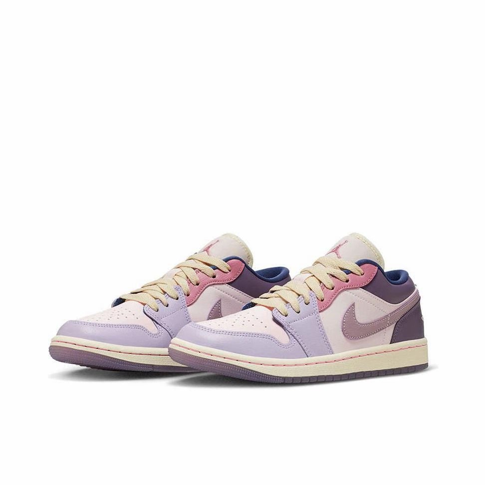 JORDAN JORDANAir Jordan 1 Low AJ1粉紫色复活节DZ2768-651YD仓,运动鞋new,板鞋,淘宝优惠券,粉丝福利购,淘宝优惠卷
