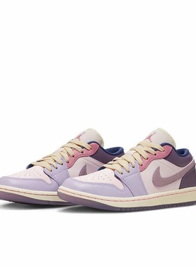 JORDAN JORDANAir Jordan 1 Low AJ1粉紫色复活节DZ2768-651YD仓
