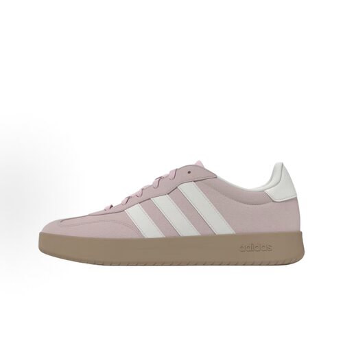 adidas BARREDA 舒适柔软 T头鞋 低帮 德训鞋 女款 粉色 meet仓