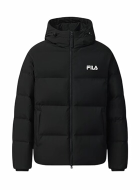 FILA斐乐 ORIGINALE RGB多彩时尚复古保暖连帽羽绒服 漯河仓