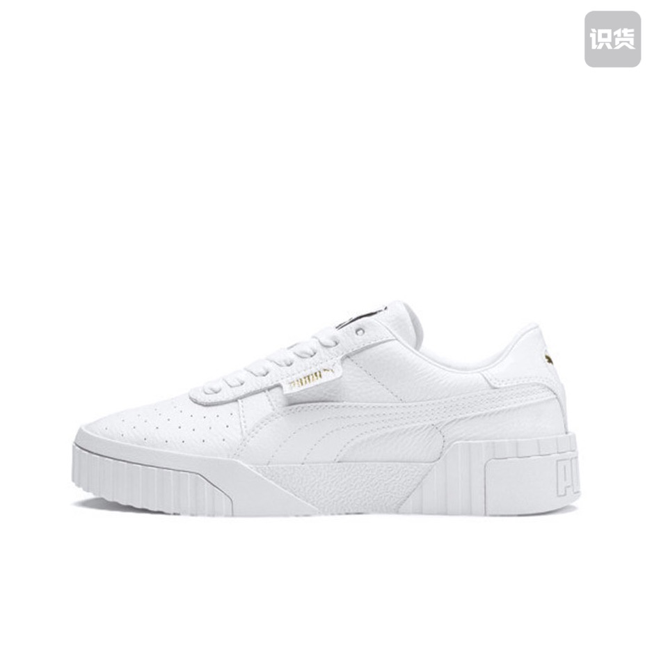 Puma/彪马 Cali 防滑耐磨厚底 板鞋 白色 369155-01湖北48仓色差