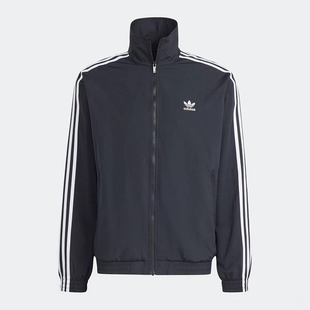 阿迪达斯正品男士梭织立领运动休闲外套IT2491QS仓